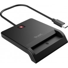LECTOR TARJETAS EXTERNO USB-C PRIMO NEGRO TRUST
