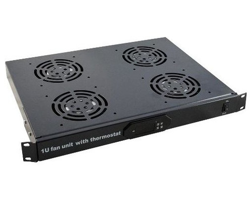 TERMOREGULADOR DIGITAL 4 VENTILADORES 1U ARMARIO
