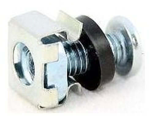 JUEGO DE TORNILLOS DE METAL PARA ARMARIOS SERVIDORES 50 UDS TORNILLO + GRAPA