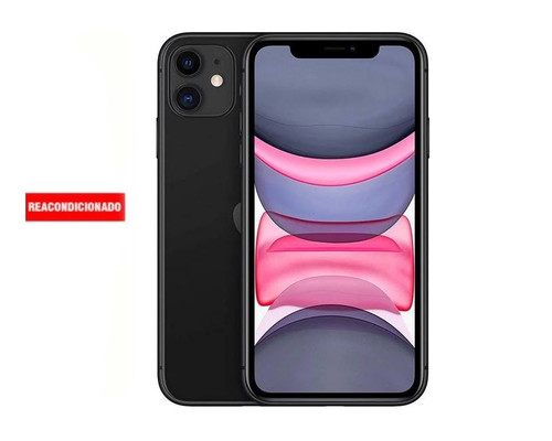 APPLE iPHONE 11 128GB BLACK REACONDICIONADO GRADO B