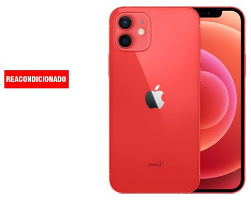 APPLE iPHONE 12 128GB RED REACONDICIONADO GRADO B-AA80 APPLE iPHONE 12 128GB RED REACONDICIONADO GRADO B