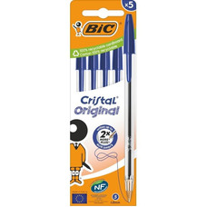 BOLIGRAFO TINTA BIC AZUL CAJA 5U