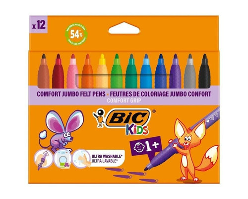 ROTULADOR BIC KIDS JUMBO 517250-DU2 ROTULADOR BIC KIDS JUMBO 517250
