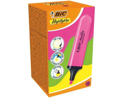 BIC-FLUORESCENTE FLA N PK 12