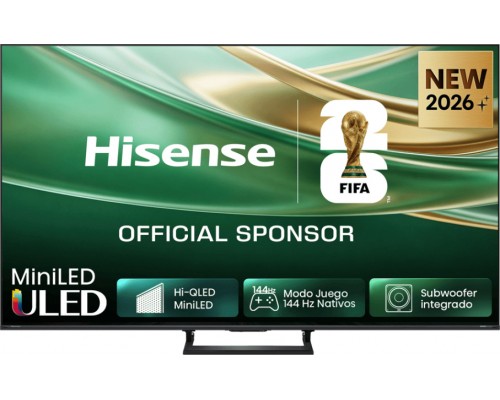 TELEVISOR 55"" MINILED UHD 4K QUANTUM DOT 144Hz 55E8S SMART TV HISENSE-AA156 TELEVISOR 55"" MINILED UHD 4K QUANTUM DOT 144Hz 55E8S SMART TV HISENSE