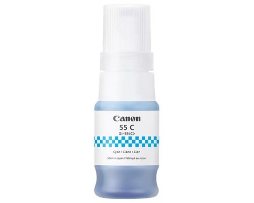 CARTUCHO BOTELLA TINTA CIAN GI-55 CANON