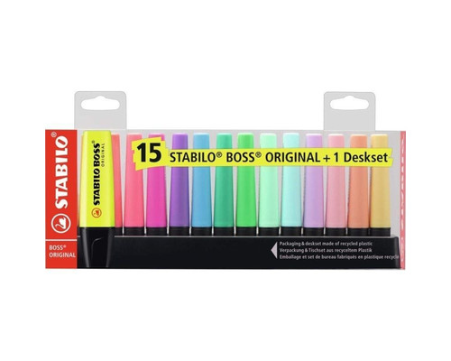FLUORESCENTE STABILO BOSS 15U 1D