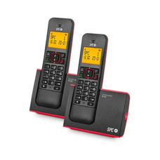 TELEFONO SPC DECT BLADE DUO RD BK-DU7 TELEFONO SPC DECT BLADE DUO RD BK