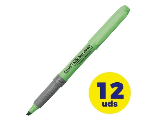 BIC-FLUORESCENTEGRIPVERDE 12