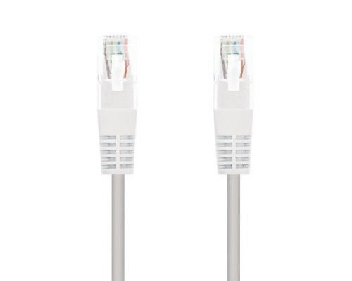 CABLE DE RED LATIGUILLO RJ45 CAT.5E UTP AWG24 3 M BLANCO NANOCABLE