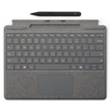 MICROSOFT SURFACE PRO 8/9/10/11 TYPE COVER SIGNATURE PLATA + SLIM PEN 2