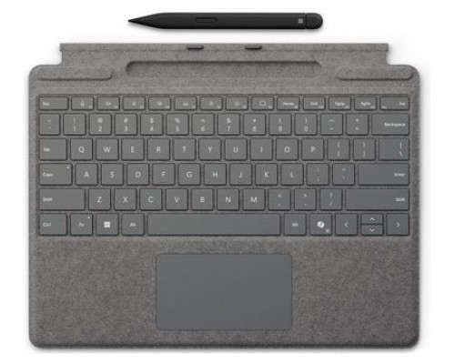 MICROSOFT SURFACE PRO 8/9/10/11 TYPE COVER SIGNATURE PLATA + SLIM PEN 2
