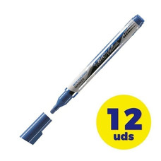 ROTULADOR BIC PIZARRA LIQ AZUL 12