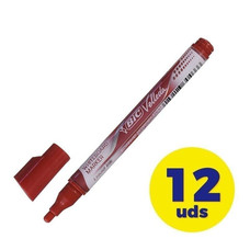 ROTULADOR BIC PIZARRA LIQ ROJO 12
