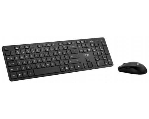 TECLADO + RATON WIRELESS COMBO COPILOT PRO BLACK MSI-AA3 TECLADO + RATON WIRELESS COMBO COPILOT PRO BLACK MSI