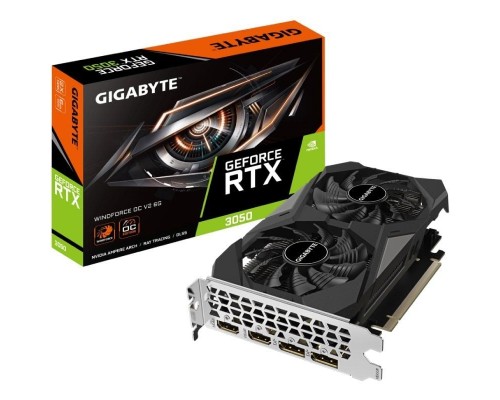 TARJETA GRAFICA GIGABYTE RTX3050 WINF OC V2 6G-DU55 TARJETA GRAFICA GIGABYTE RTX3050 WINF OC V2 6G