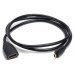 CABLE ALARGADOR MICROHDMI 4K M-H 1 M NEGRO VENTION-AA1 CABLE ALARGADOR MICROHDMI 4K M-H 1 M NEGRO VENTION