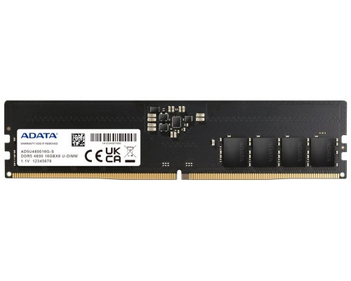 DDR5 16 GB 4800 Mhz. ADATA-AA49 DDR5 16 GB 4800 Mhz. ADATA