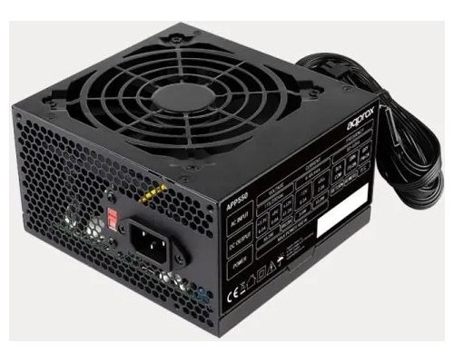 FUENTE ALIM. ATX 550W + CABLE NEGRO CON SELECTOR DE VOLTAJE APPROX