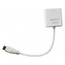 ADAPTADOR MINI HDMI A VGA APPROX-AA3 ADAPTADOR MINI HDMI A VGA APPROX