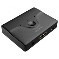 HDMI SWITCH 3 PUERTOS 4K + CONTROL REMOTO APPROX-AA3 HDMI SWITCH 3 PUERTOS 4K + CONTROL REMOTO APPROX