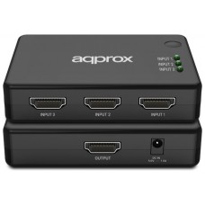 HDMI SWITCH 3 PUERTOS 4K + CONTROL REMOTO APPROX-AA2 HDMI SWITCH 3 PUERTOS 4K + CONTROL REMOTO APPROX