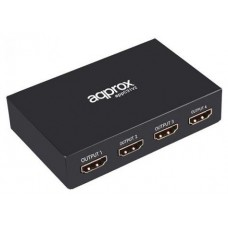 HDMI SPLITTER 4 PUERTOS 1080P V2 APPROX