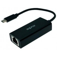 ADAPTADOR TYPE-C A ETHERNET GIGABIT 10/100/1000 APPROX-AA3 ADAPTADOR TYPE-C A ETHERNET GIGABIT 10/100/1000 APPROX