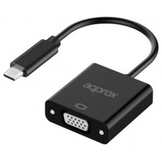 ADAPTADOR TYPE-C A VGA APPROX-AA2 ADAPTADOR TYPE-C A VGA APPROX