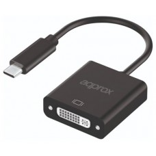ADAPTADOR TYPE-C A DVI APPROX-AA3 ADAPTADOR TYPE-C A DVI APPROX