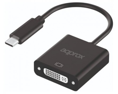 ADAPTADOR TYPE-C A DVI APPROX-AA3 ADAPTADOR TYPE-C A DVI APPROX