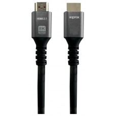 CABLE DE CONEXION HDMI M-M 2.1V/8K 1M APPROX-AA2 CABLE DE CONEXION HDMI M-M 2.1V/8K 1M APPROX