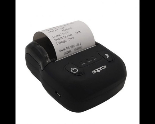 IMPRESORA POS58 PORTABLE+ USB AUT. NEGRO APPROX