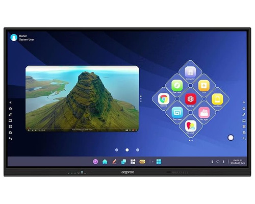 PANTALLA INTERACTIVA TACTIL ANDROID 4K 75"" APPROX