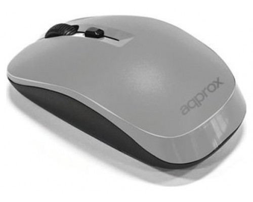 RATON OPTICO XM180 WIRELESS GRIS/NEGRO APPROX