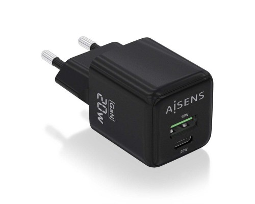 CARGADOR AISENS ASCH-20W2P011-BK