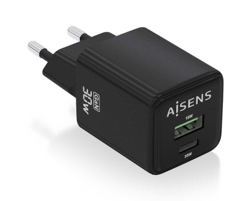 CARGADOR AISENS ASCH-30W2P038-BK-DU1 CARGADOR AISENS ASCH-30W2P038-BK