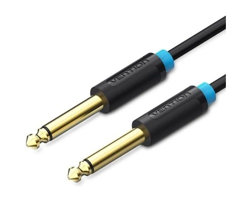 CABLE AUDIO ESTEREO MONO JACK 6.5/M JACK 6.5/M 5 M NEGRO VENTION