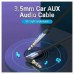 CABLE AUDIO ESTEREO ACODADO JACK 3.5/M JACK 3.5/M 3 M GRIS VENTION