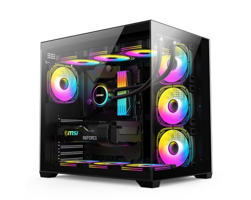 CAJA SEMITORRE ATX ZAAH A-RGB NEGRO BITFENIX
