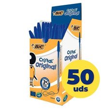 BOLIGRAFO TINTA BIC AZUL CAJA 50U