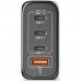 CARGADOR PARED GaN 3xUSB-C + USB-A 140W NEGRO NGS