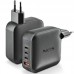 CARGADOR PARED GaN 3xUSB-C + USB-A 165W NEGRO NGS