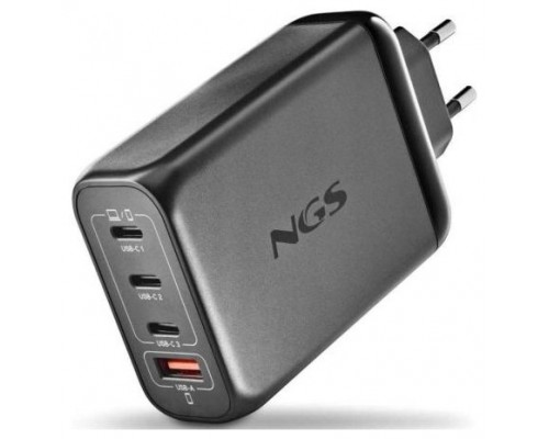 CARGADOR PARED GaN 3xUSB-C + USB-A 240W NEGRO NGS-AA19 CARGADOR PARED GaN 3xUSB-C + USB-A 240W NEGRO NGS