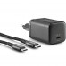 CARGADOR PARED GaN + CABLE 1.5 M USB-C + 8 CLAVIJAS ASUS 65W NEGRO NGS