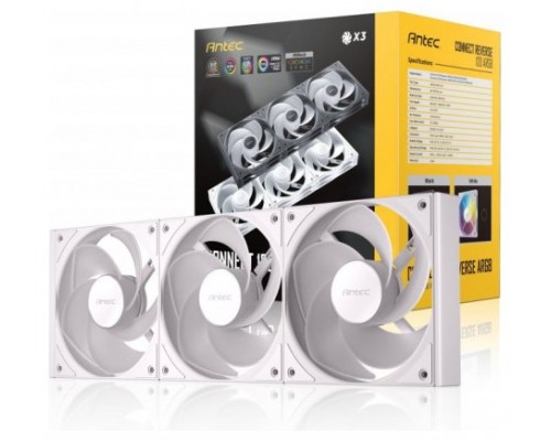 KIT 3 VENTILADORES AUXILIAR C120R A-RGB BLANCO ANTEC-AA6 KIT 3 VENTILADORES AUXILIAR C120R A-RGB BLANCO ANTEC