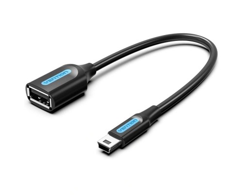 CABLE USB 2.0 MINI USB/M A USB-A/H 0.15 M NEGRO VENTION-AA0 CABLE USB 2.0 MINI USB/M A USB-A/H 0.15 M NEGRO VENTION