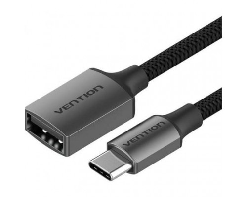 CONVERSOR USB-C/M A USB-A/H 0.15 M GRIS VENTION