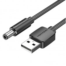 CONVERSOR USB/M DC 3.5 MM/M 1.5 M NEGRO VENTION
