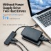 HUB 4 PUERTOS USB 2.0 4xUSB 1 M GRIS VENTION